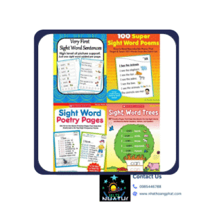 Trọn bộ sách 4 cuốn Sight words PDF + Audio, Free Download
